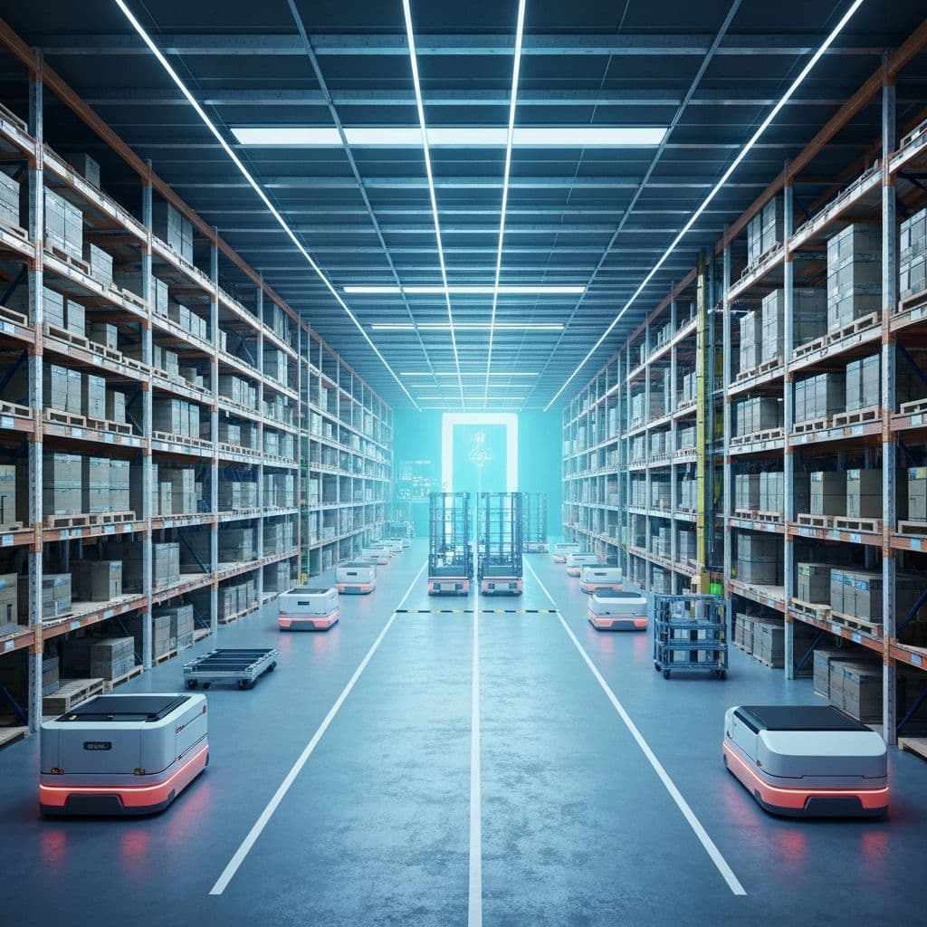 Commercial warehouse facility management with digital twin technology for operations optimization