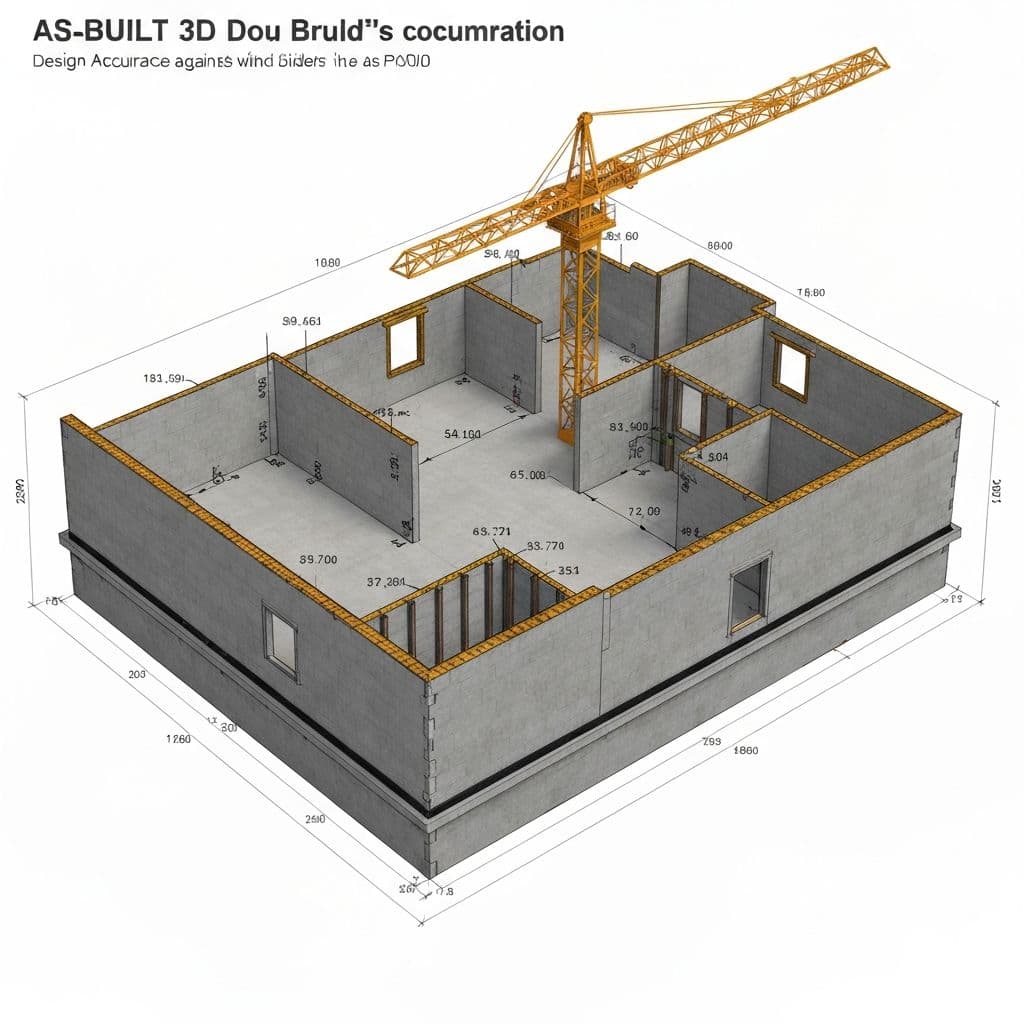 Design and construction project documentation with 3D scanning for architects and builders